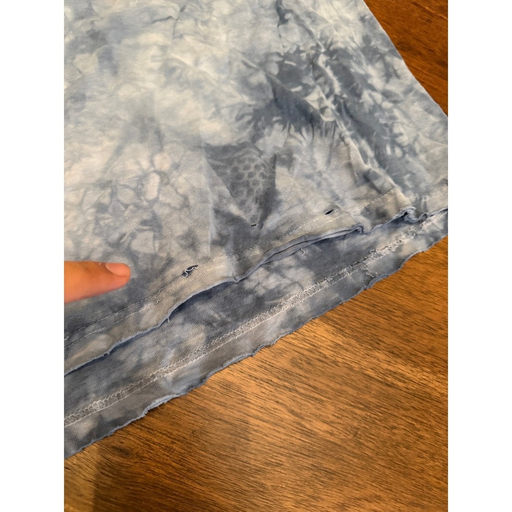 Vintage The Mountain Bald Eagle Mountain Tie Dye T Shirt Blue Distressed XL - Picture 5 of 8
